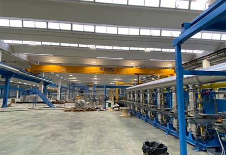 Capannone per la lavorazione di alluminio